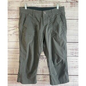 Kuhl Splash Capri Women's 10 Gray Hiking Pants Outdoor Stretch Gorpcore
